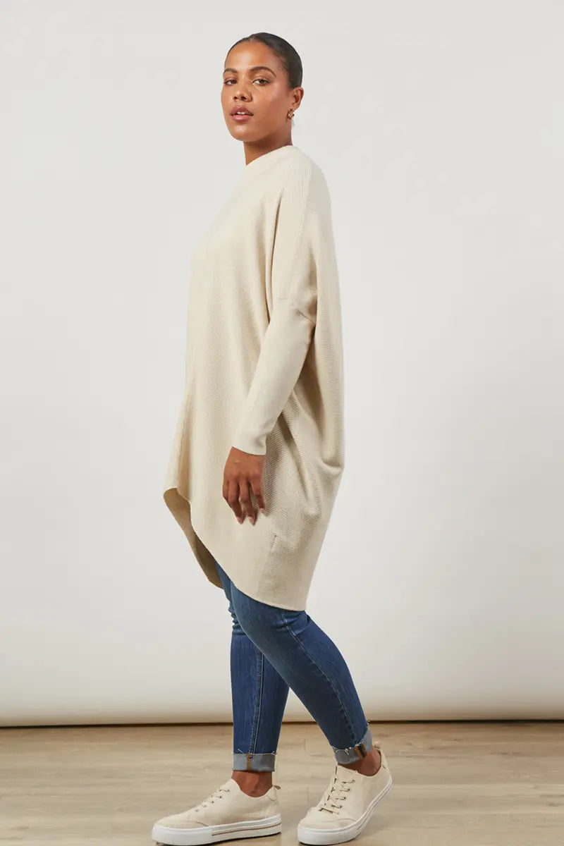 side view of the Cosmo Relax Jumper by Isle of Mine