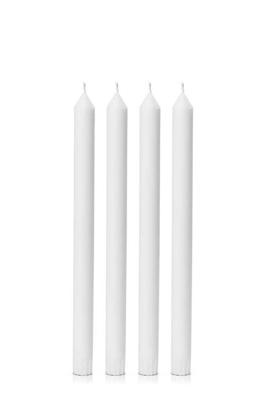 Dinner Candle White Pack of 4