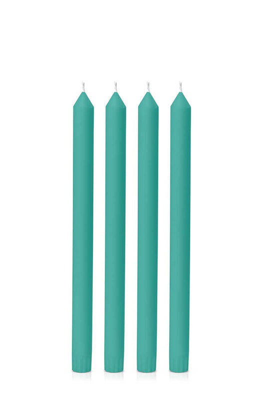 Dinner Candle Emerald Green Pack of 4