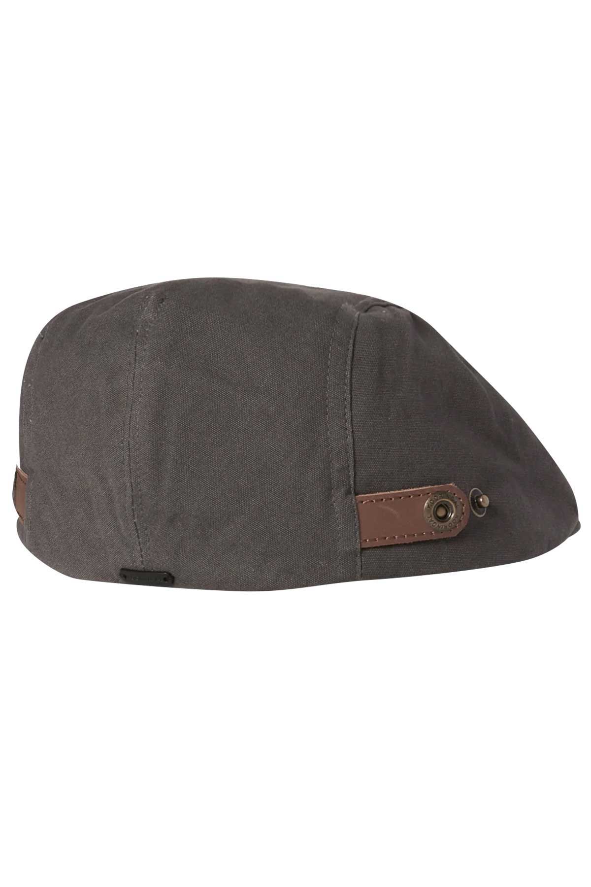 back view of the Kooringal Driver cap - Baker in Slate