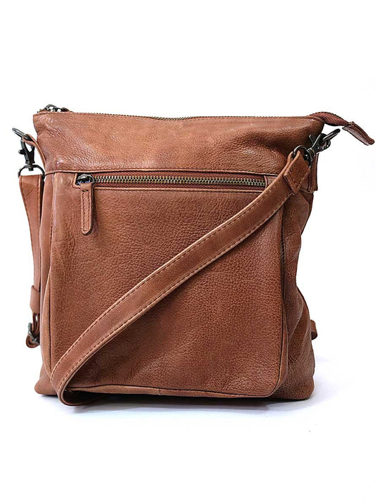 front of the Dusky Robin - Bella Bag Medium in Brown
