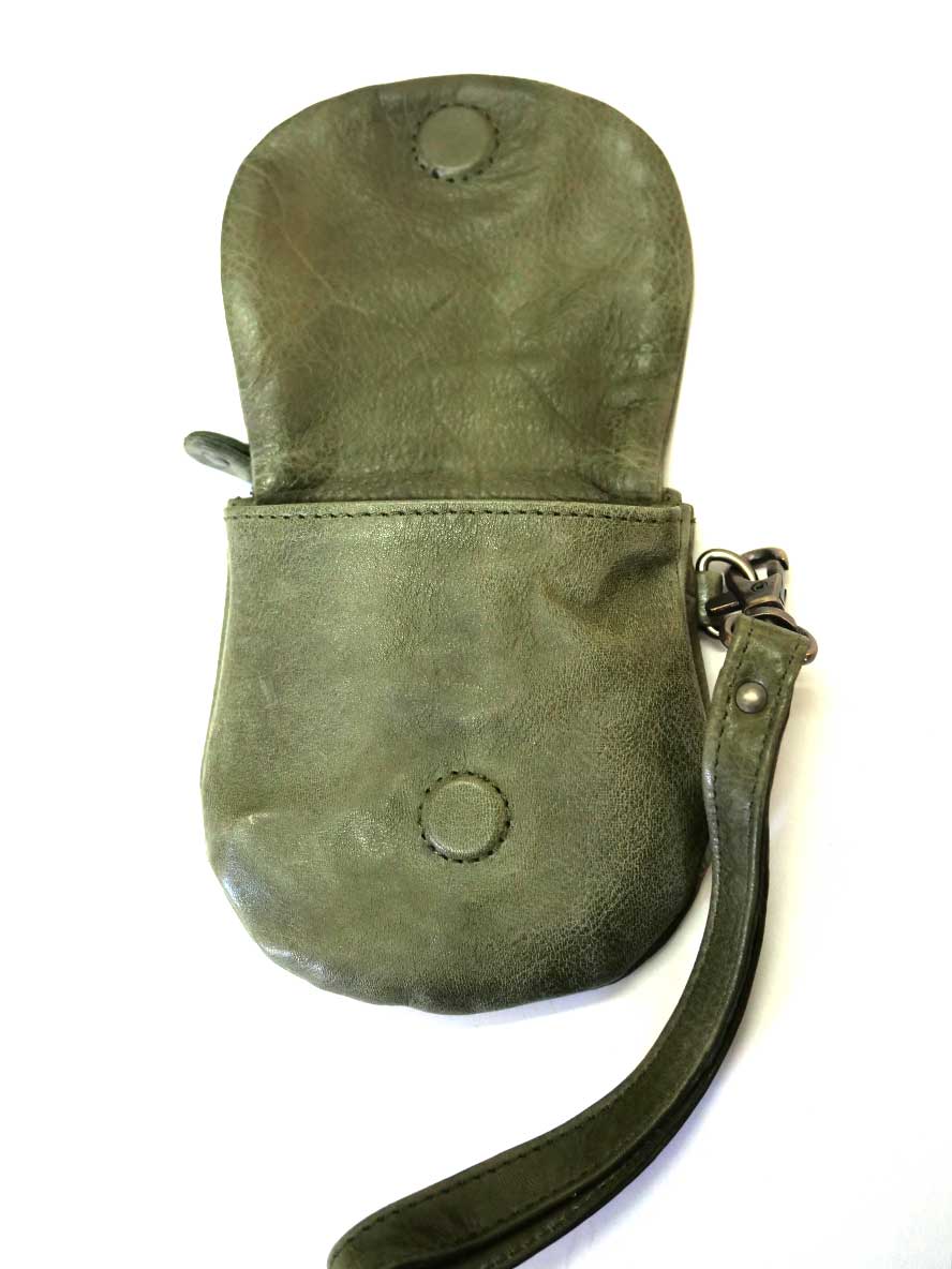 Dusky Robin Thick as Thieves Purse - Olive inside
