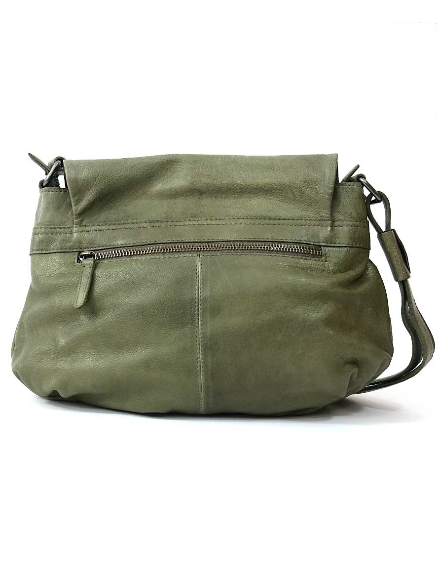 back view of the Dusky Robin Grace Bag in Olive