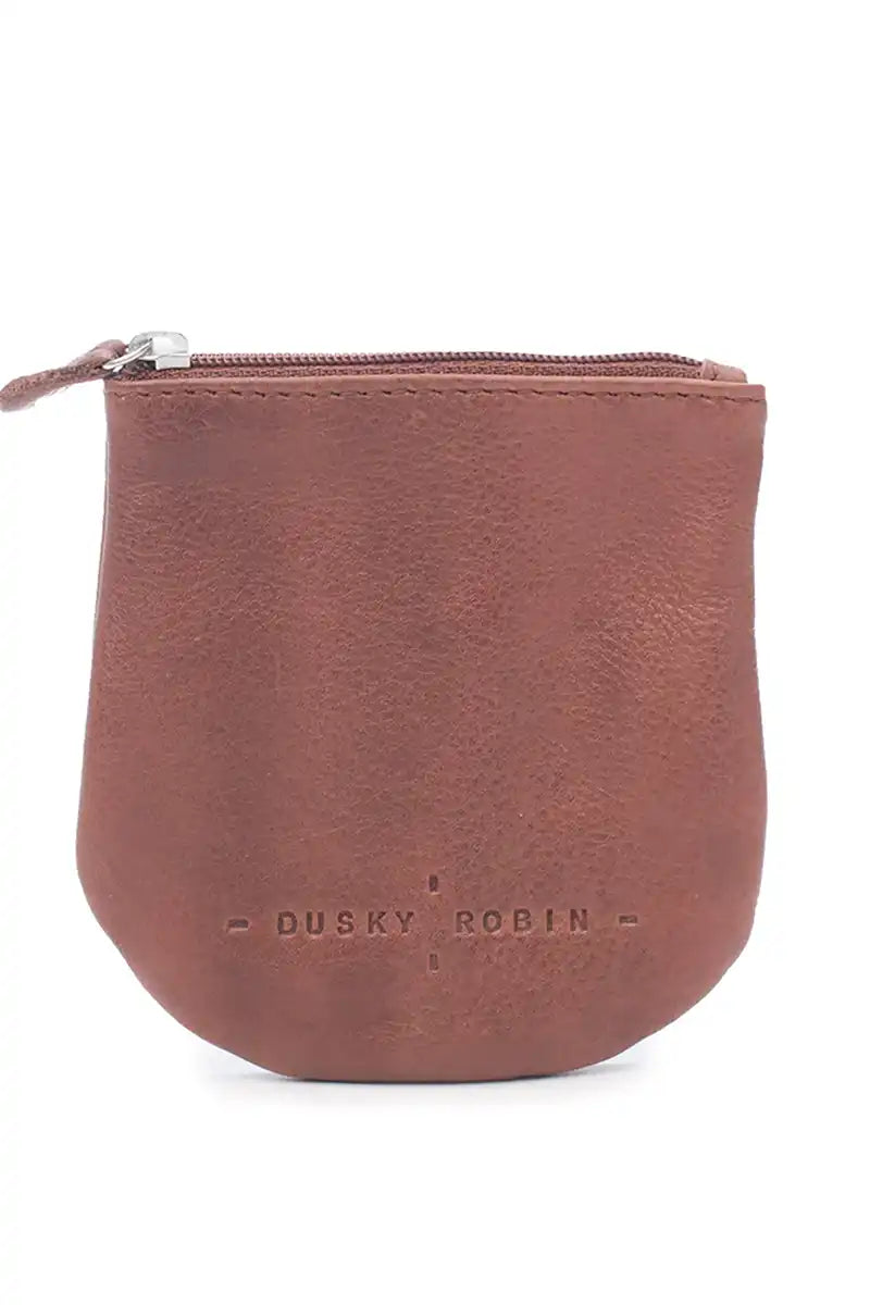 Dusky robin lilly coin purse in brown