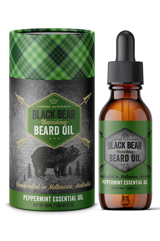 Empire Australia Black Bear Beard Oil - Peppermint