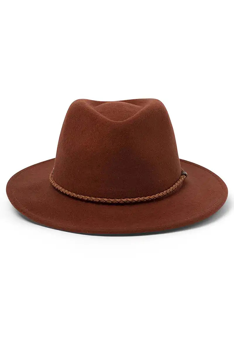 Evoke Beltana Fedora Hat in Paprika front