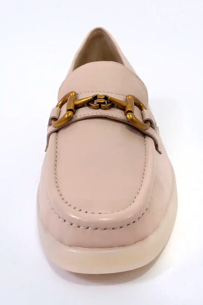 Hinako Women's Gemma Loafer in Bone front view