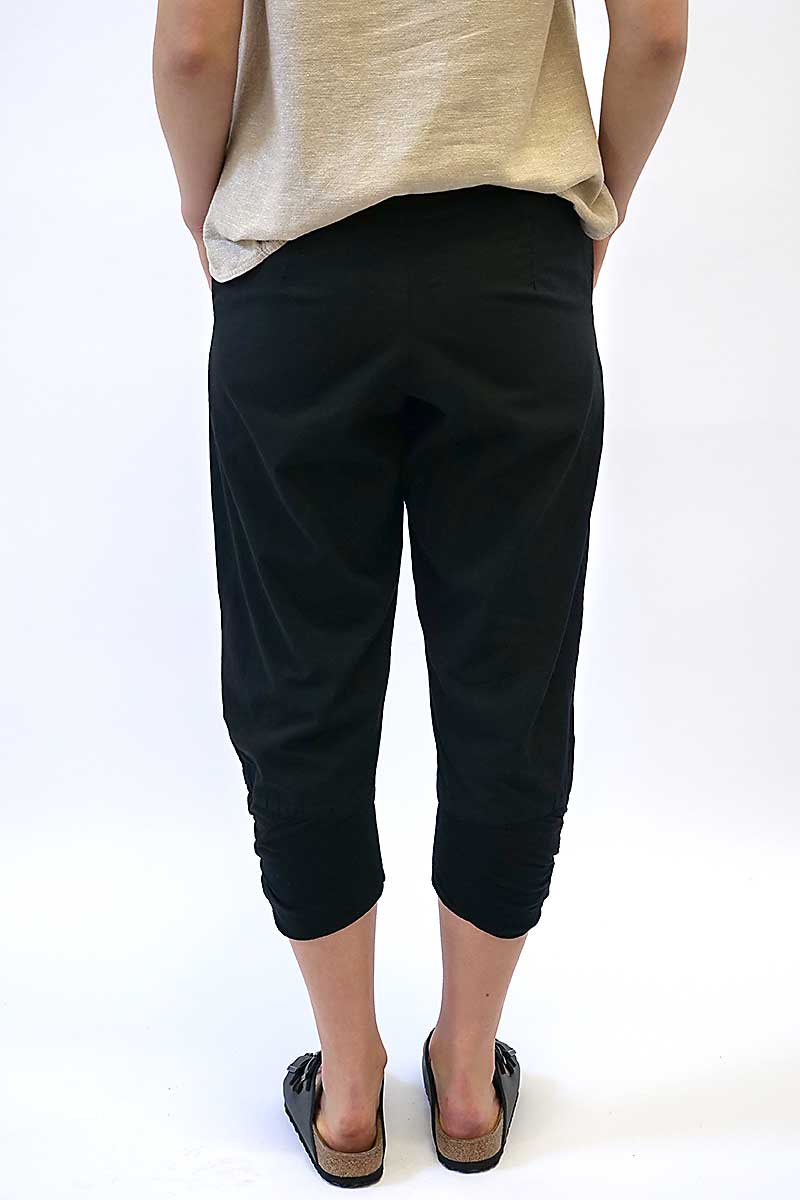 back view of the Humidity Castaway Pant in Black