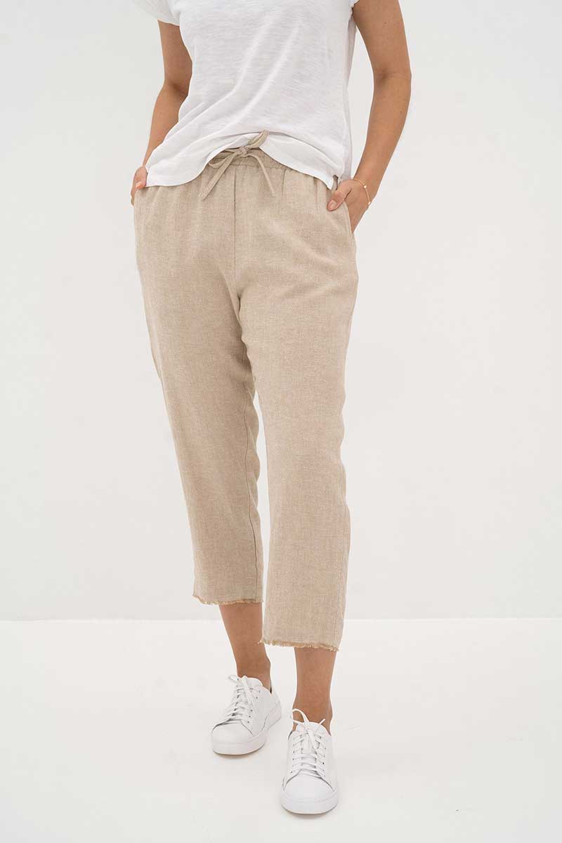 Humidity Lifestyle lido 3/4 womens pant in natural