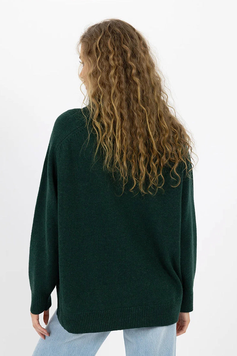 Humidity Women's Freya Jumper in Forest back view