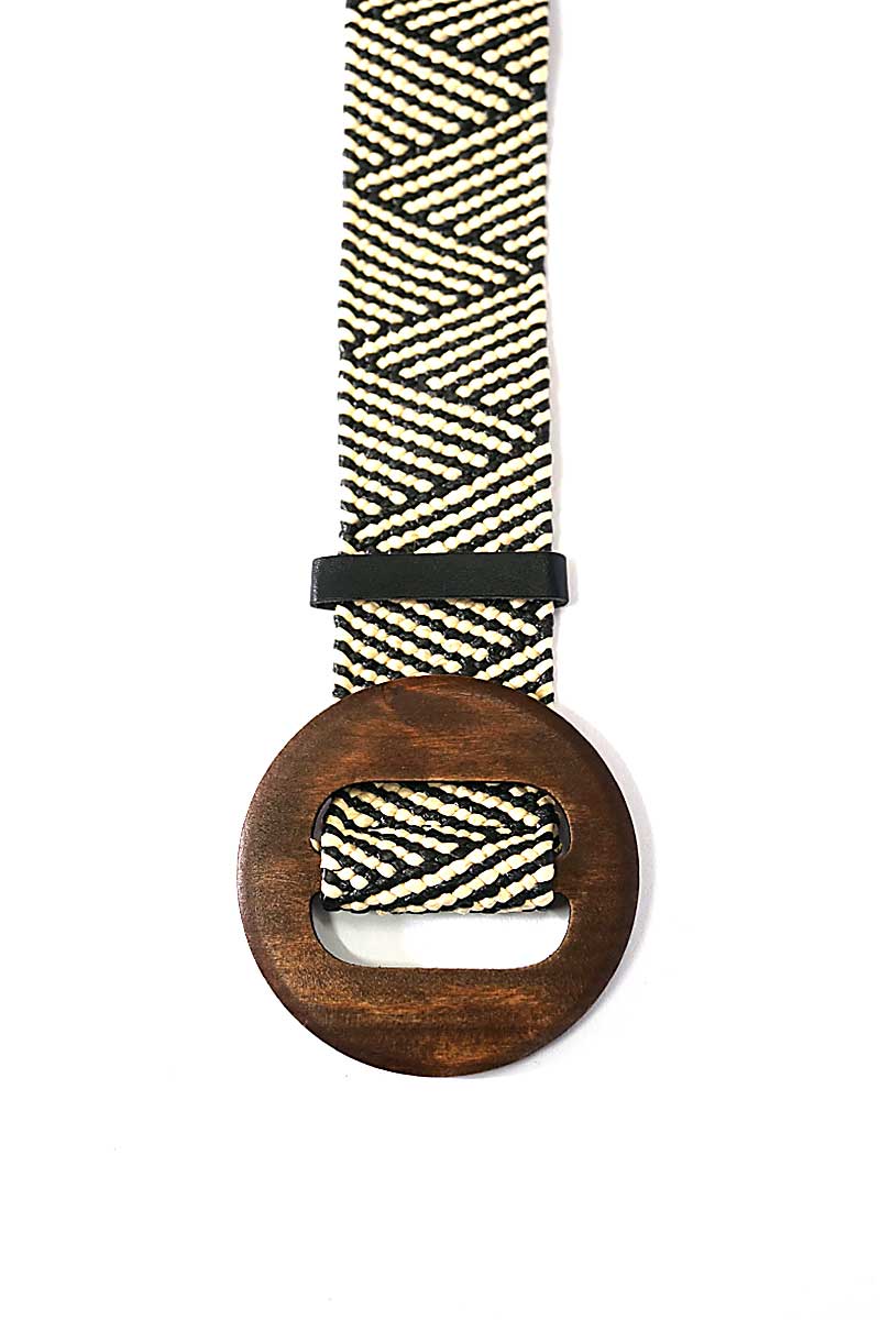 Ladies Botanical Belt in Zebra