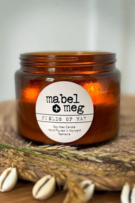 Mabel + Meg Soy Candle Fields of Hay XL