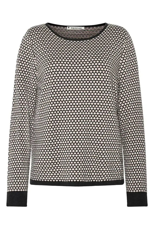 Mansted London Long Sleeve Top in Dark Charcoal