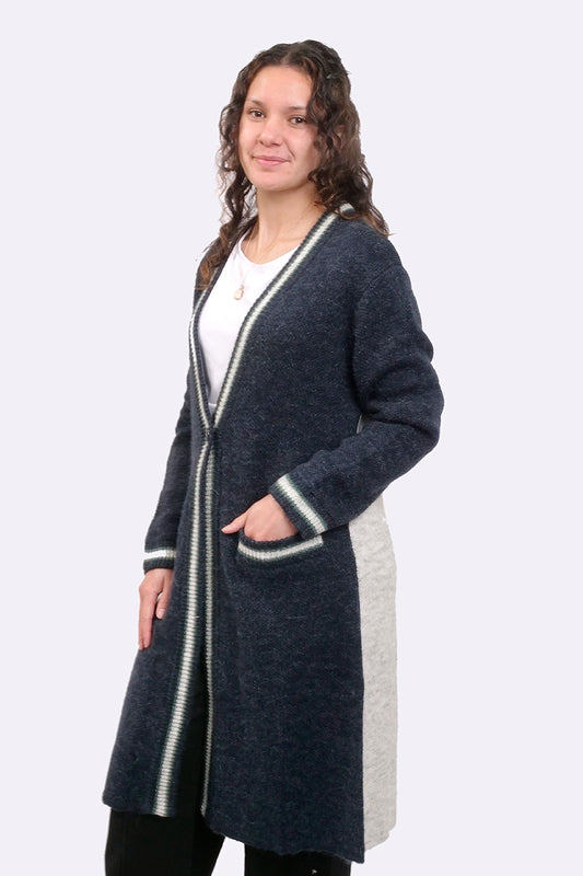 Marco Polo Long Sleeve Winter Cool Long Cardi side view