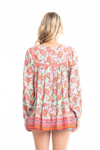 back view of the Orientique Camille Top