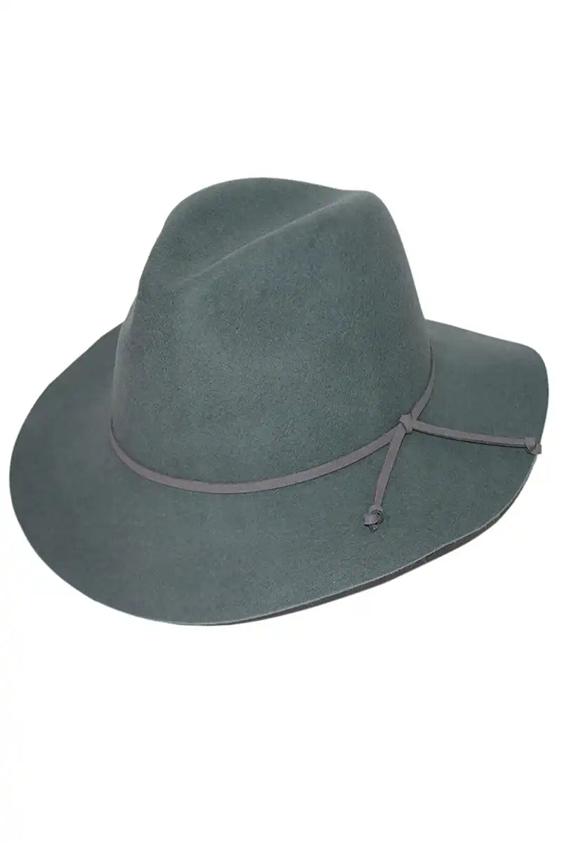 Rigon Helicon Fedora in Blue Agave