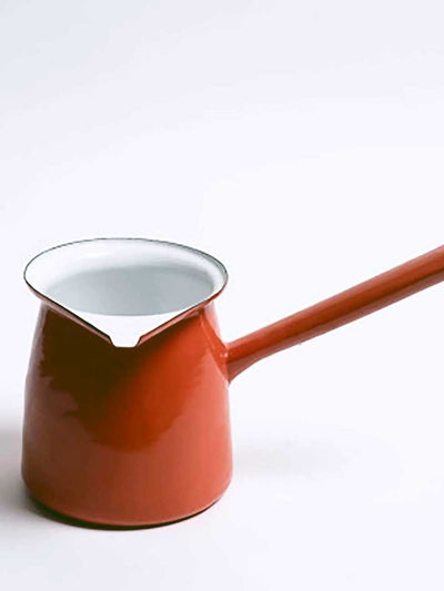 Enamel Turkish Coffee Pot - Red 500ml
