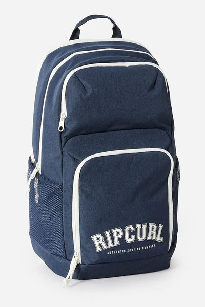 3/4 front view of the Rip Curl Backpack Chaser 33L in Dark Navy