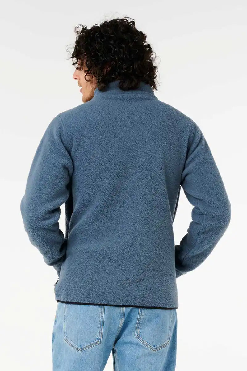 Rip Curl Bells Polar Fleece in Pine Night back view