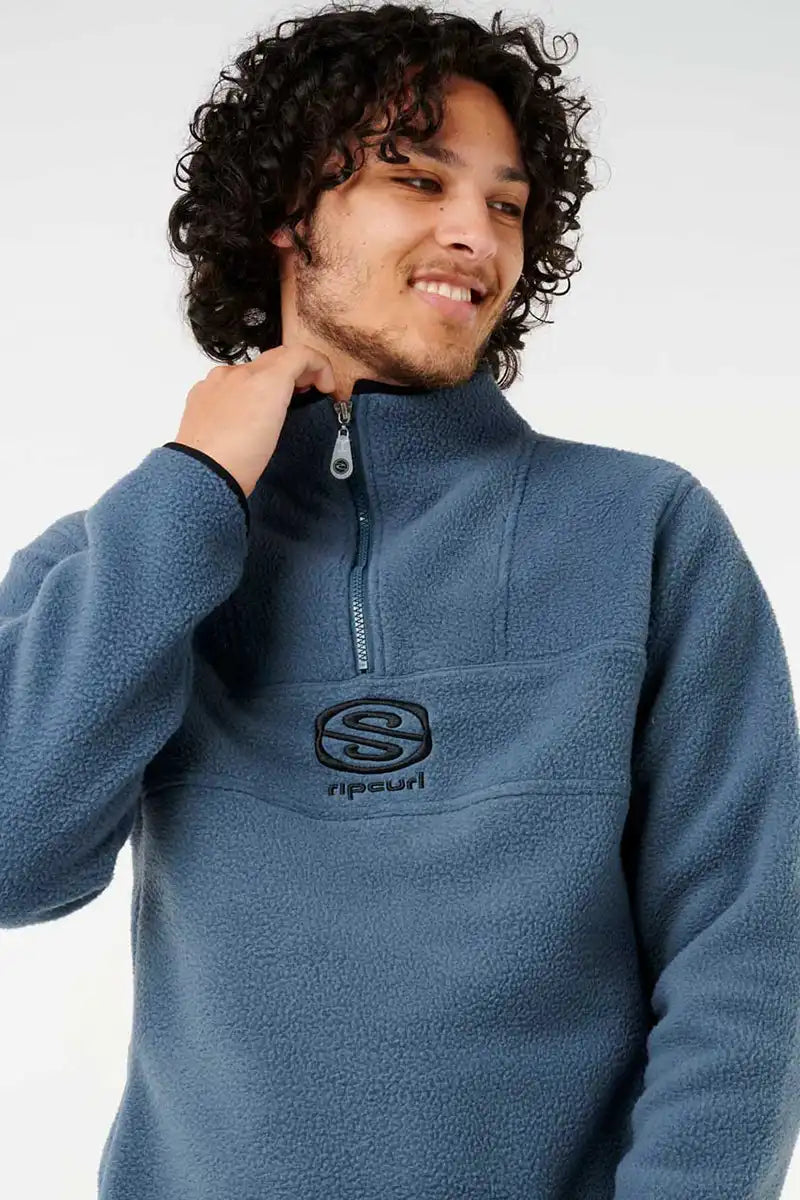 Rip Curl Bells Polar Fleece in Pine Night front feature image