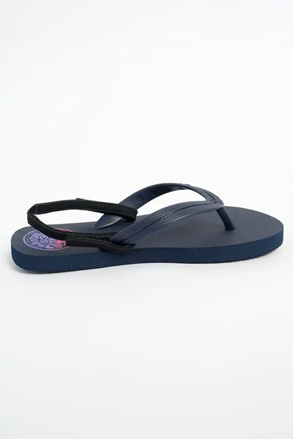 Rip Curl Boys' Wetty Fade Bloom Thongs side view of single thong