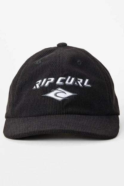 Black cap with Rip Curl logo on a white background