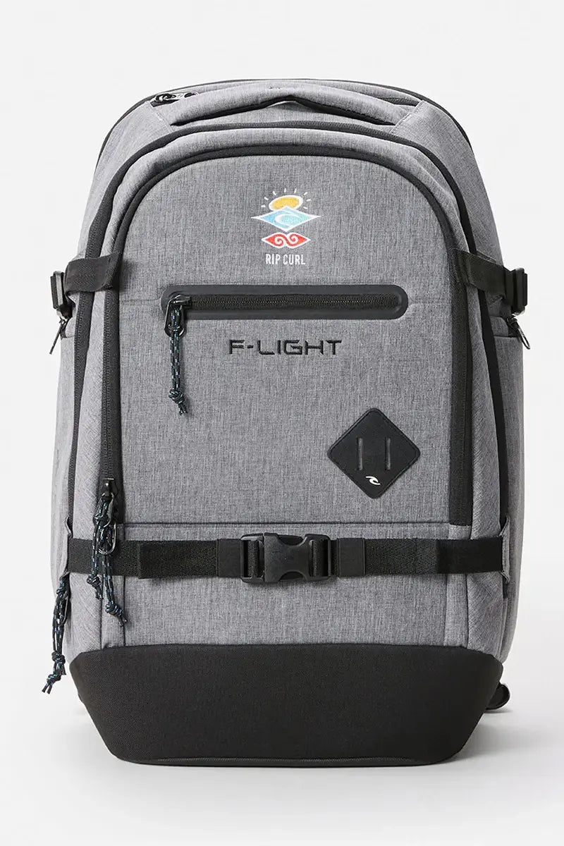 front of Rip Curl F-Light Backpack - Posse 35L Grey Marle