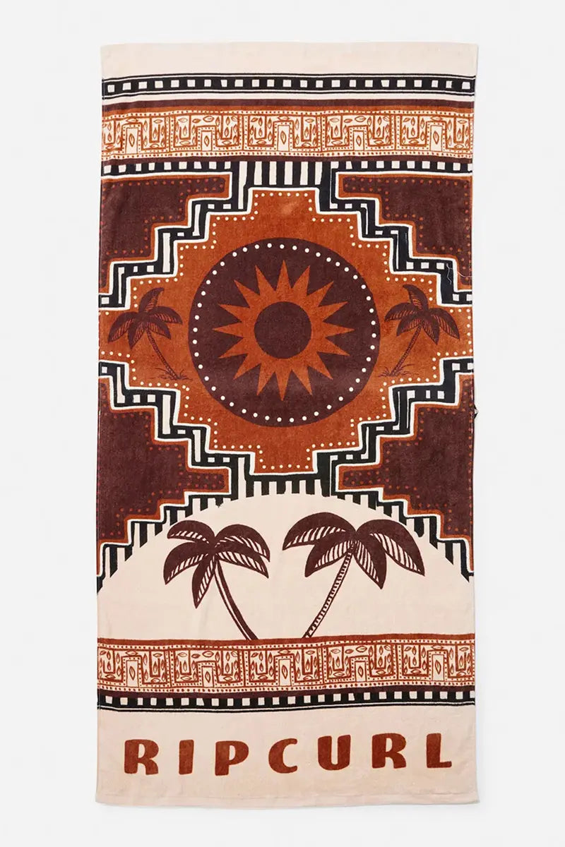 Rip Curl Mixed Standard Towel in Brown