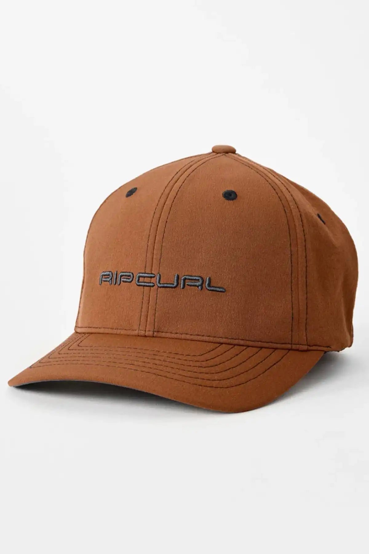 Bronze cap with Rip Curl logo on a white background