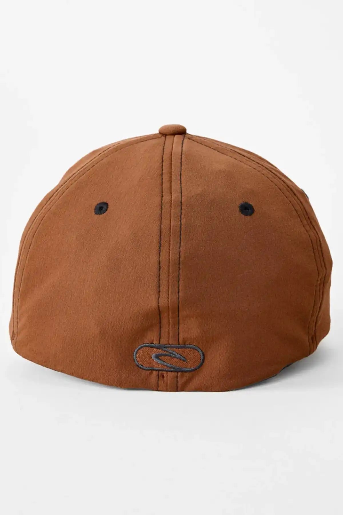 Bronzw baseball cap on a white background with Rip Curl Logo