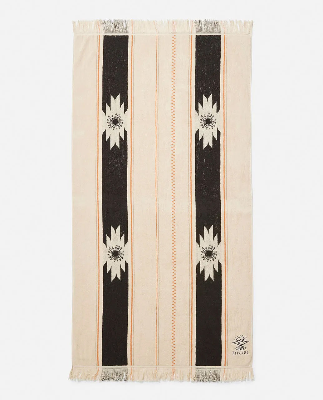 Rip Curl Searchers Towel in Washed Black view of side 1