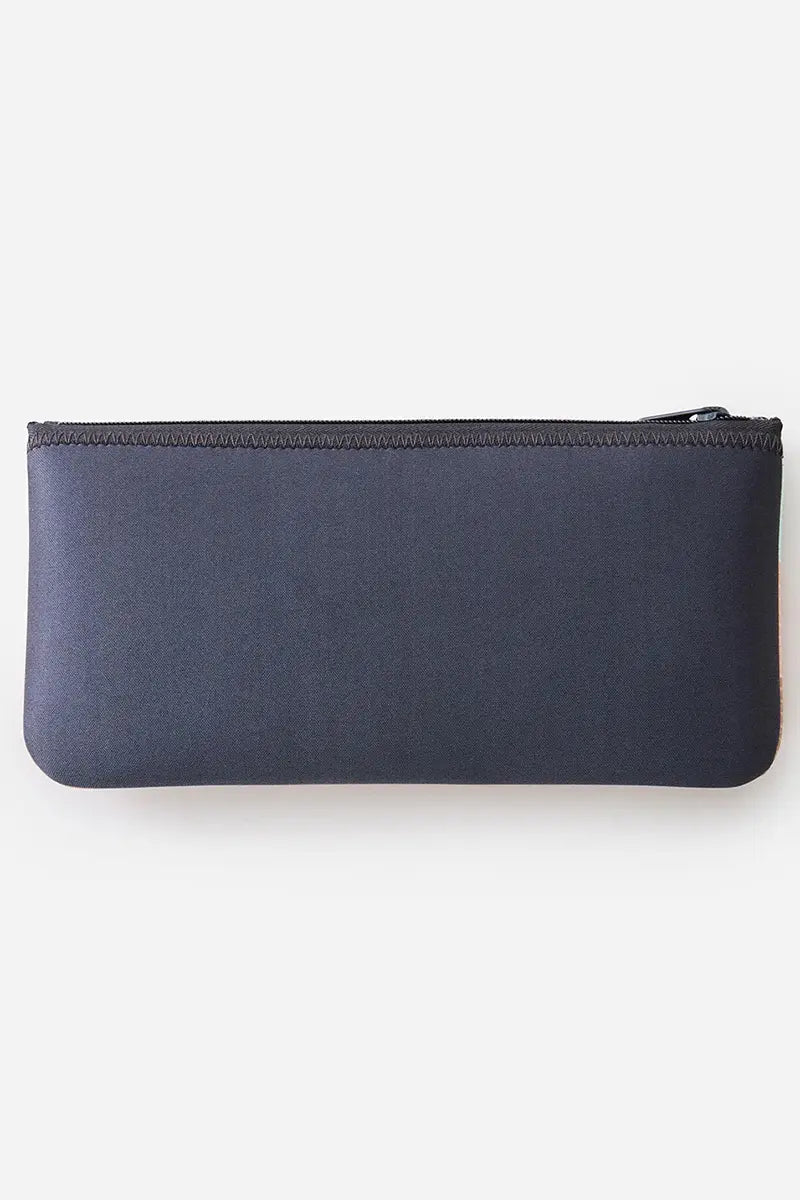 back view of the Rip Curl Small Pencil Case Variety Black Multi