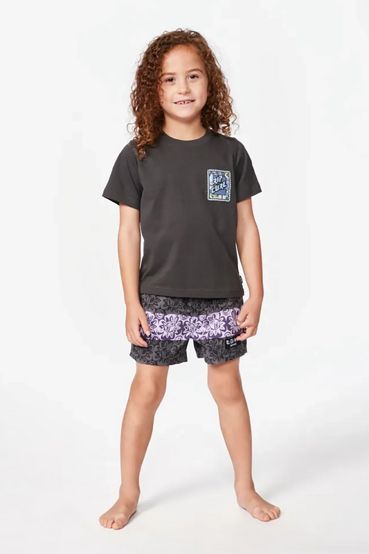 Rip Curl Static Youth Tee Washed Black
