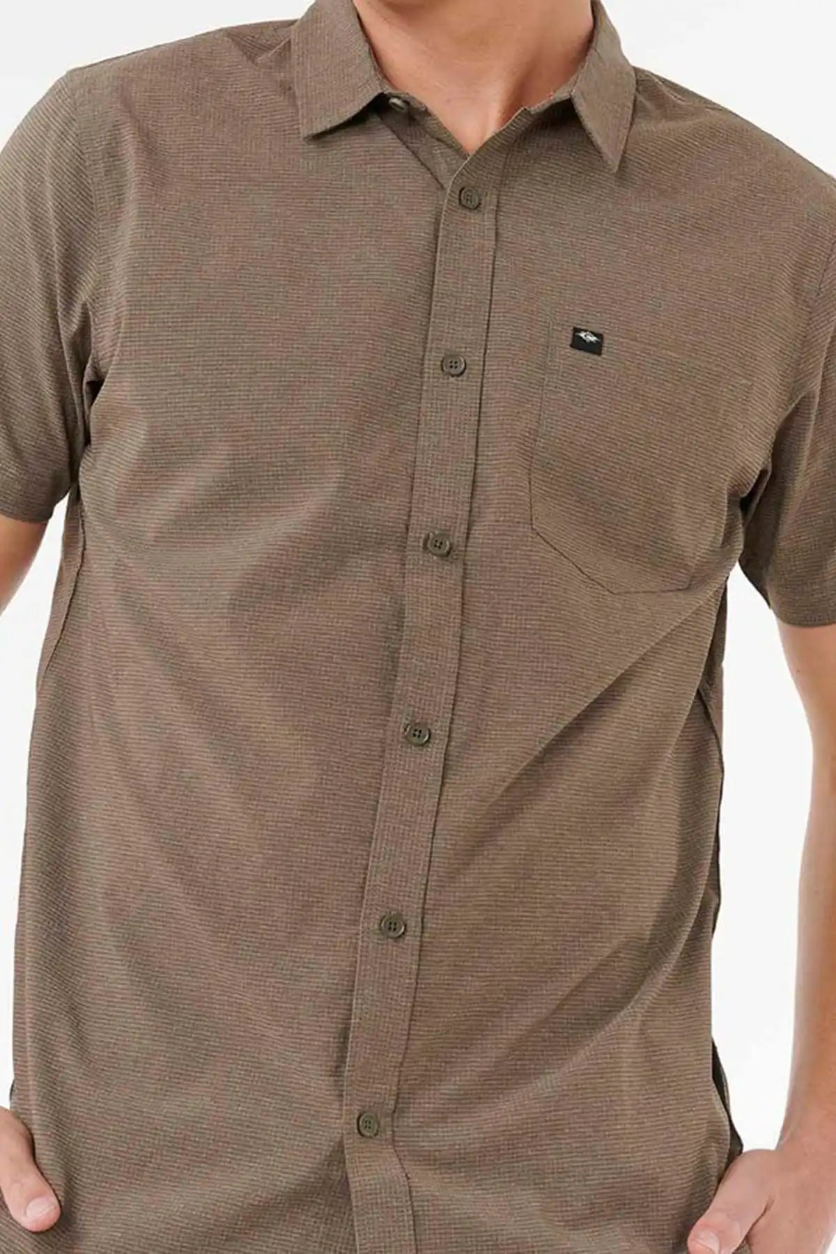 Rip Curl Vaporcool Aerotech Short Sleeve Shirt - Rock
