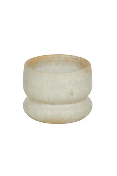 Romini ceramic candle jar cream