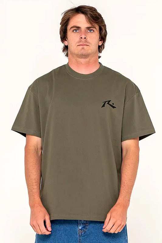 Rusty Competition Tee in Savanna front view
