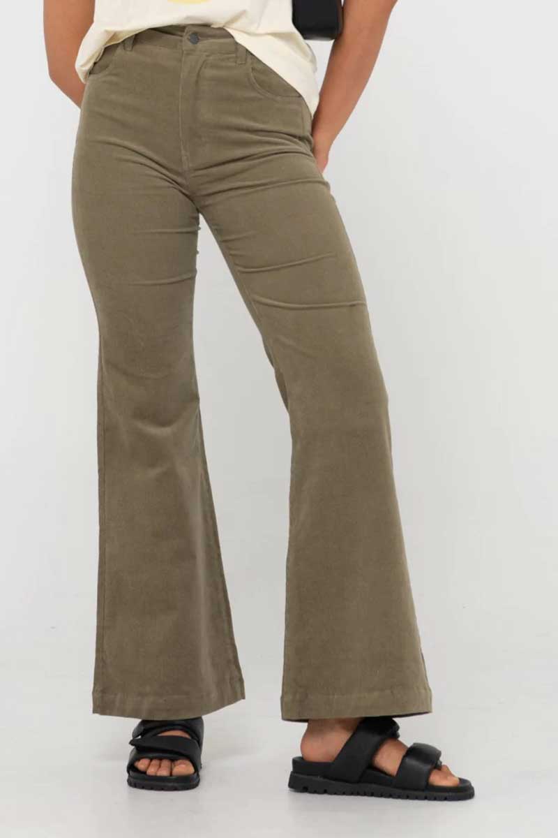 Rusty High Rise Flare Pant
