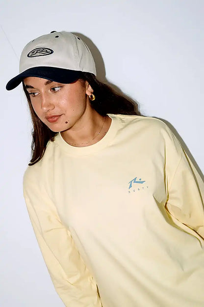 Rusty Side Kick Dad Cap in Navy Blue