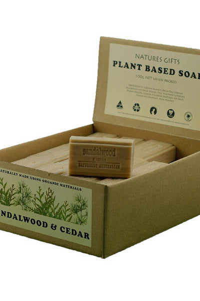 Sandalwood and cedar soap