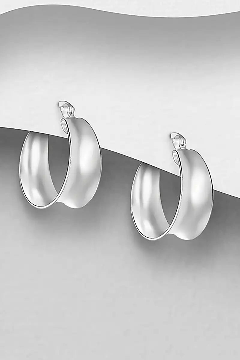 Sterling Silver Hoop Earrings