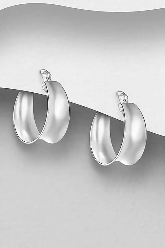 Sterling Silver Hoop Earrings