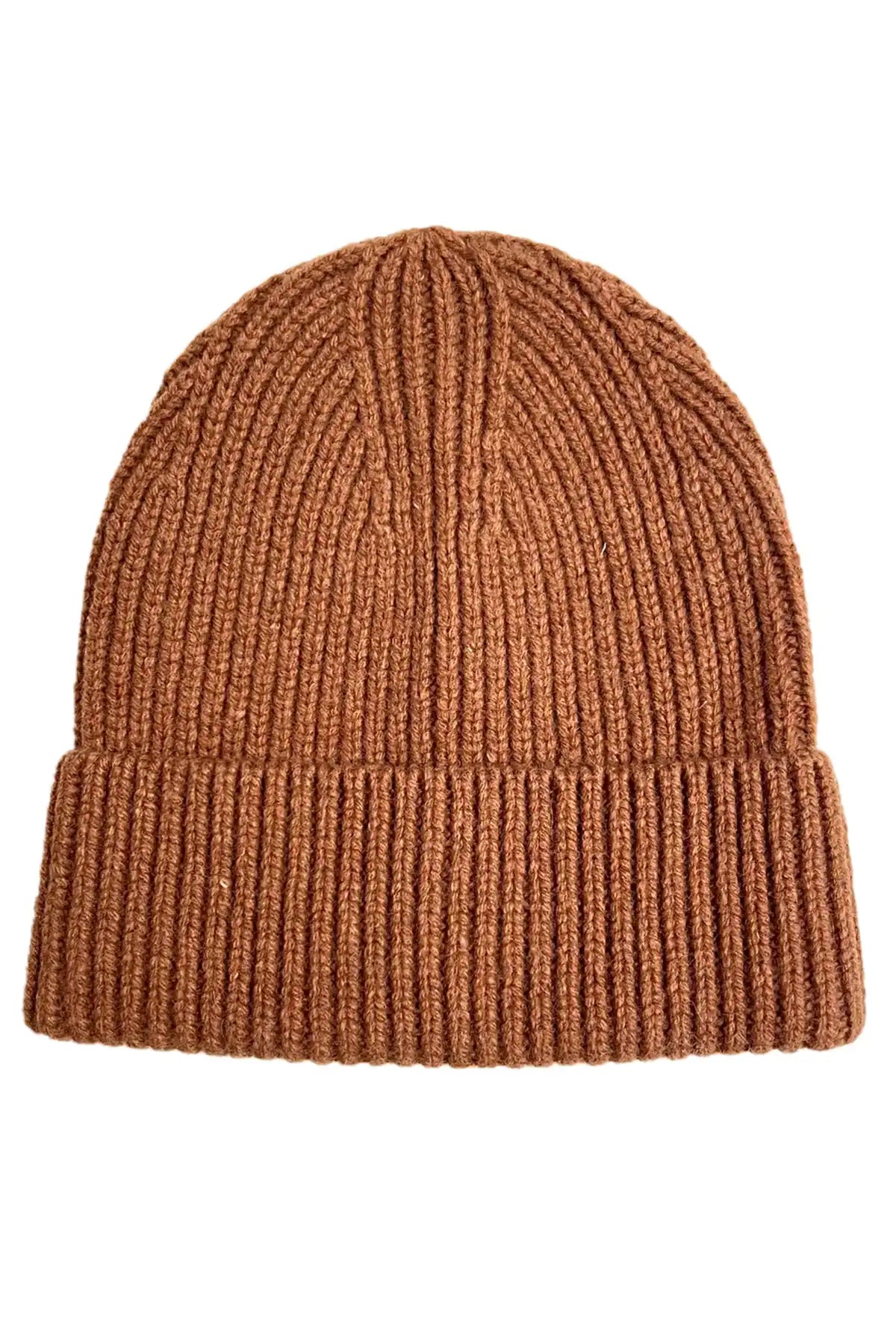 The Merino Cuff Beanie – Walnut