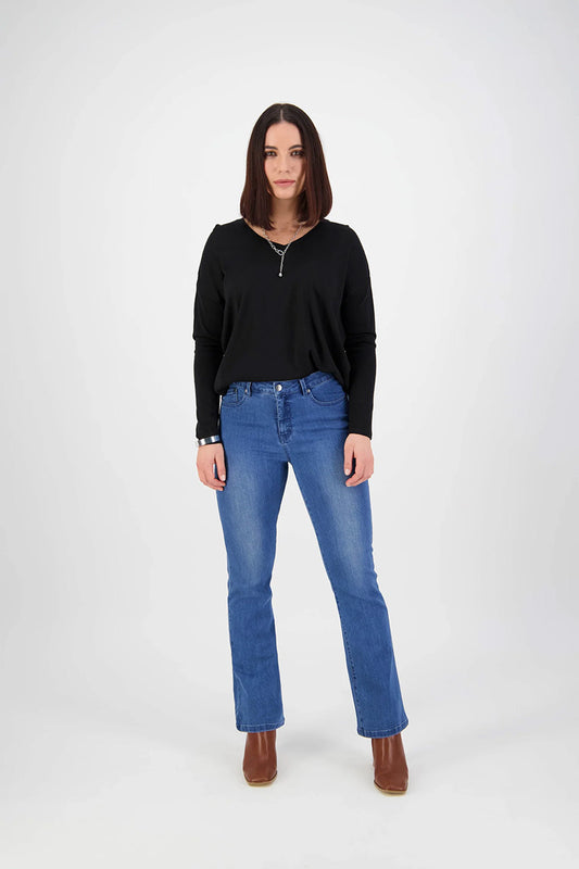 Vassalli Jean - Bootleg full length - Blue Denim front view