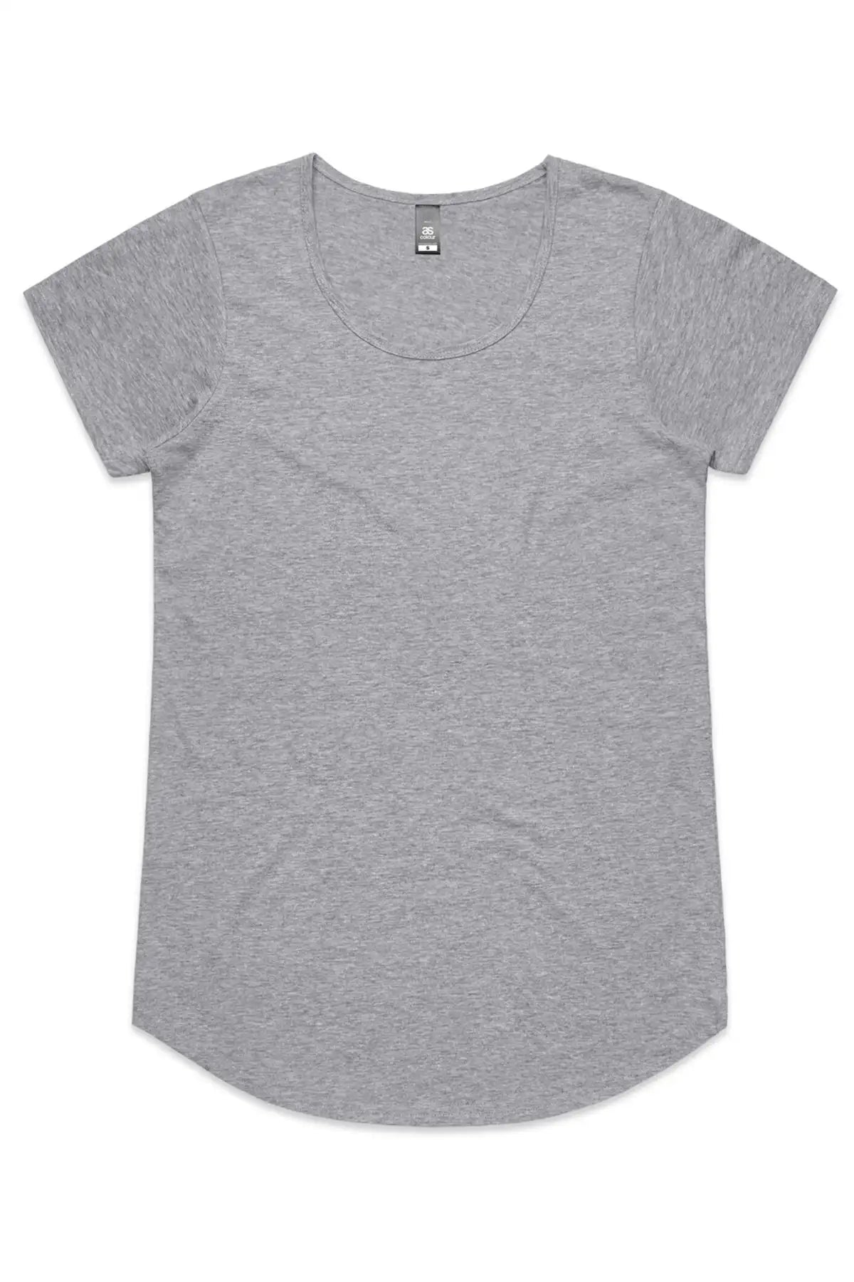 Gray t-shirt on a white background