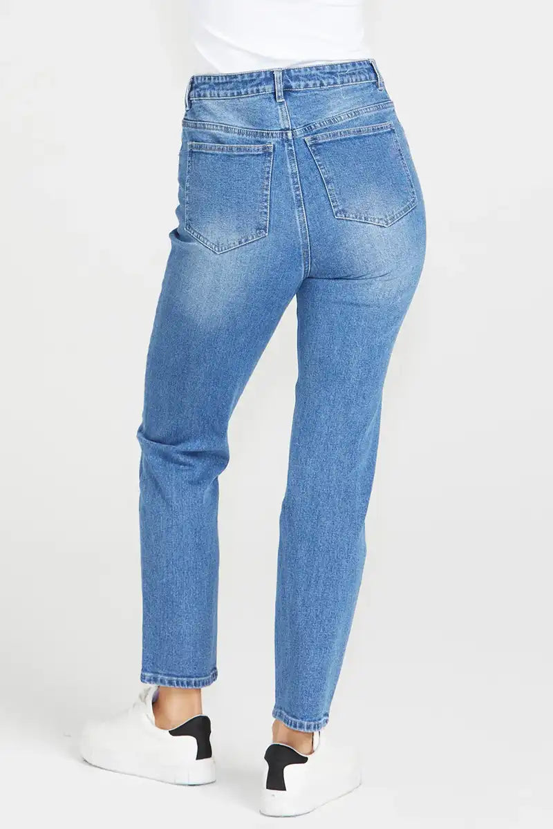 Women's Nat Jean in 80 Vintage Wash back view