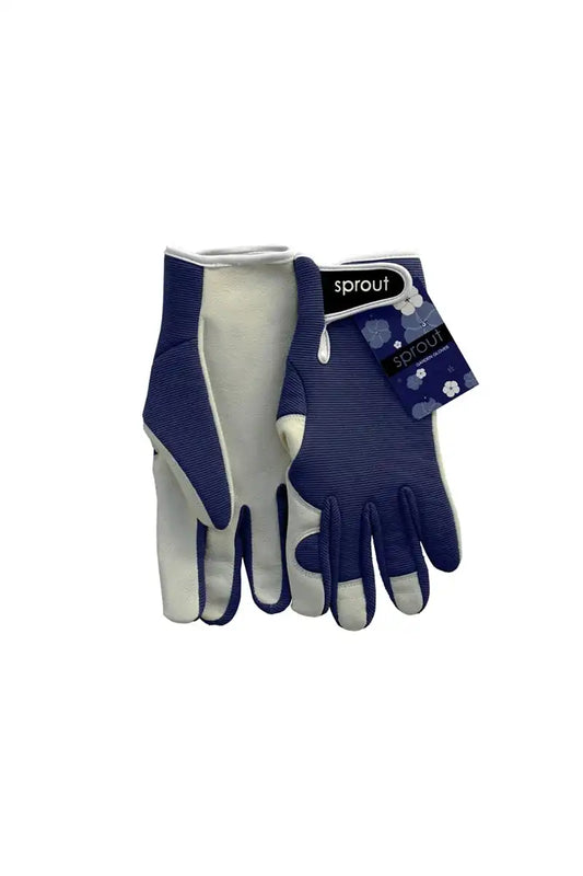 Annabel Trends Sprout Goatskin Gloves - Navy - front view