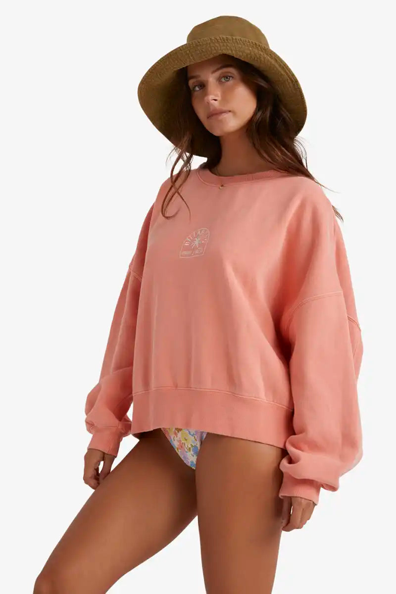 Billabong Womens Crew Salty Babe Cabo Side