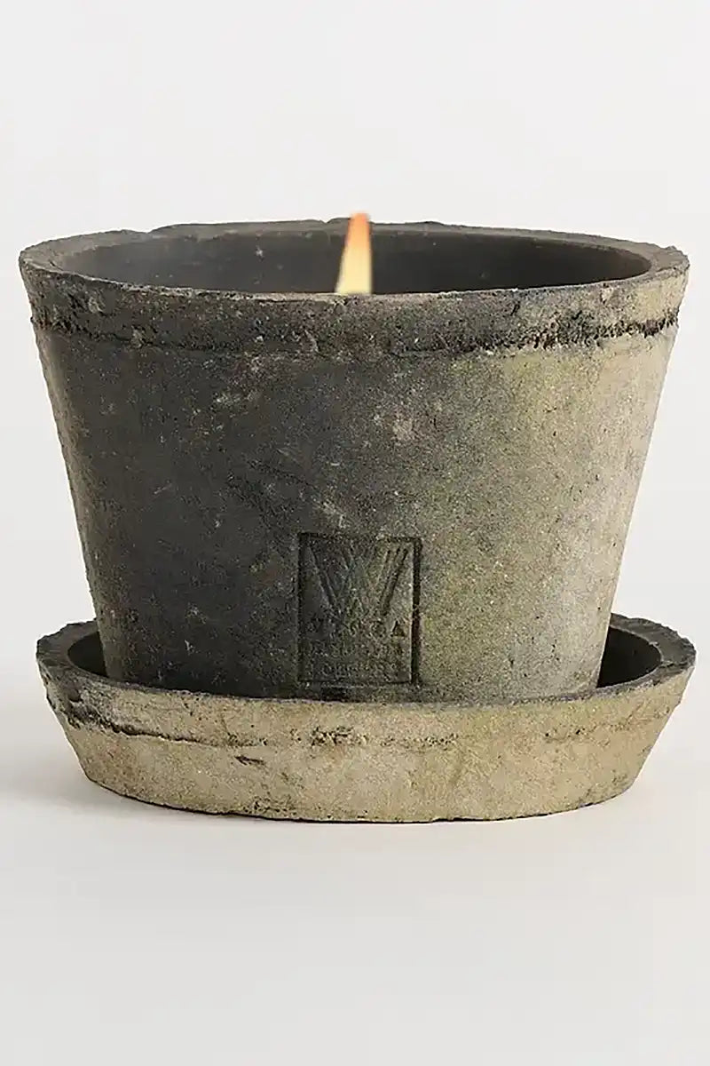 Wicka Candela Nero - Large w saucer - End of line