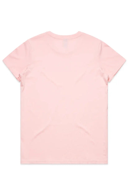 Pink t-shirt on a white background