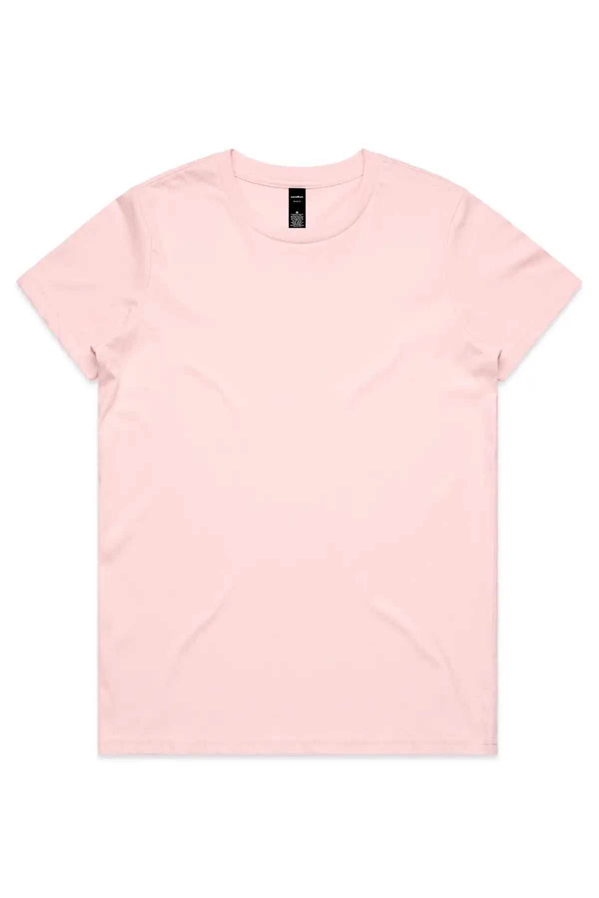 Plain pink t-shirt on a white background